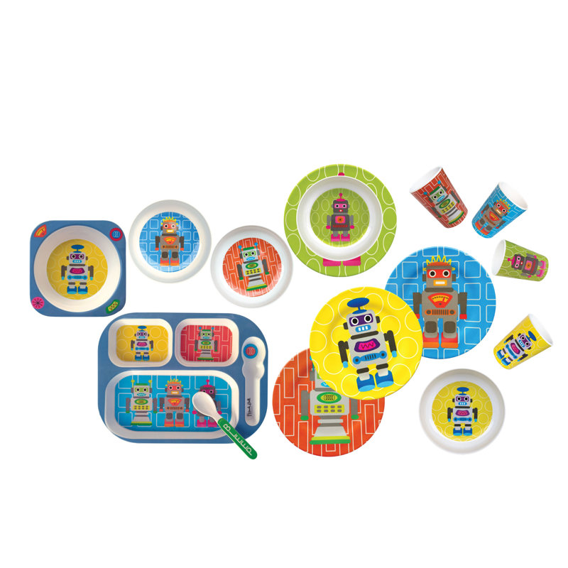 Plateau quotidien pour enfants 11 "French Bull - Robots