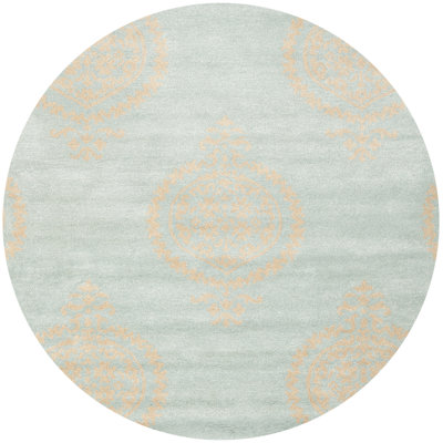 Candelo Hand Tufted Wool And Viscose Floral Rug