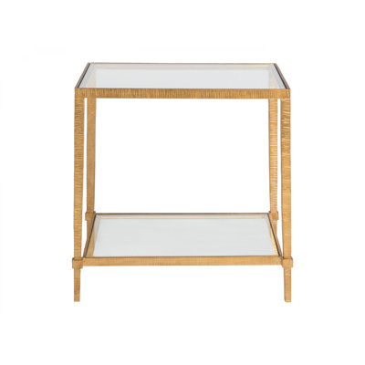 Metal Designs Claret Rectangular End Table