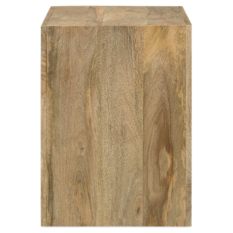 Anner Rectangular Solid Wood End Table Natural