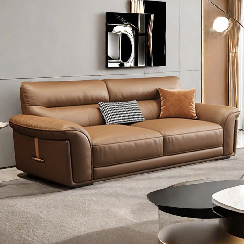 Canapé moderne et simple à lumière droite de luxe, 2, H 32,67 po x l 74,8 po x P 37 po