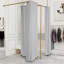 Tomishige Hanging Room Divider with Privacy Curtain-1018772884