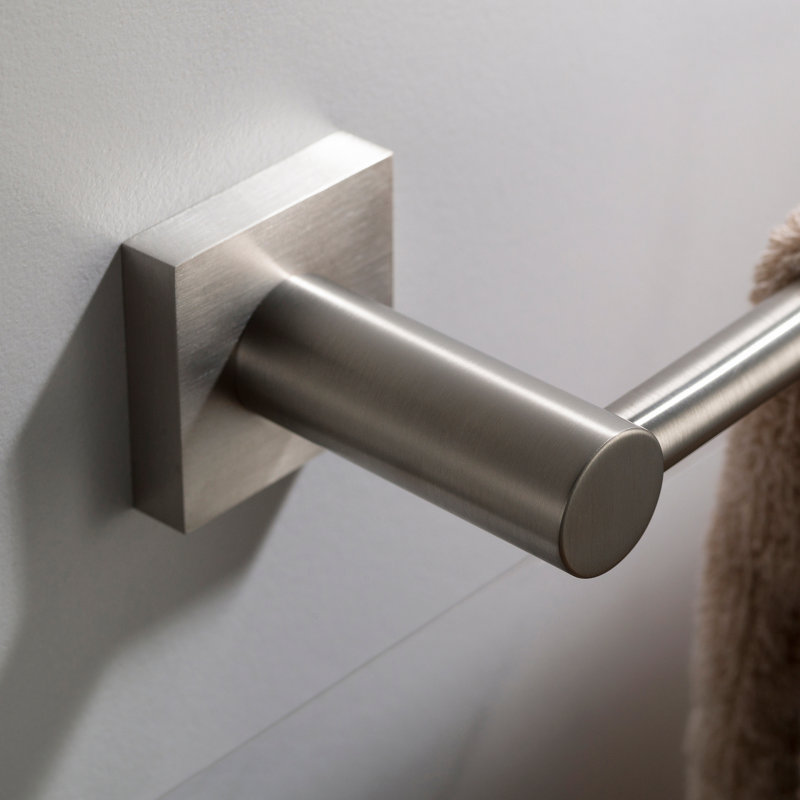 Barre à serviettes murale 10,5 po Ventus, Nickel brossé
