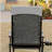 Outsunny Zero Gravity Chair, Folding Reclining Lounge Chair with Padded Cushion, Side Tray for Indoor and Outdoor, Supports up to 264lbs, Gray