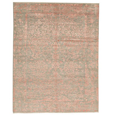 Hand Knotted Floral Indoor Rug