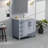 Bath Vanity with Right Offset and White Quartz Top-2106837195