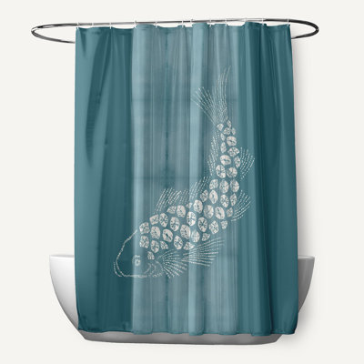 Rideau de douche simple Bince