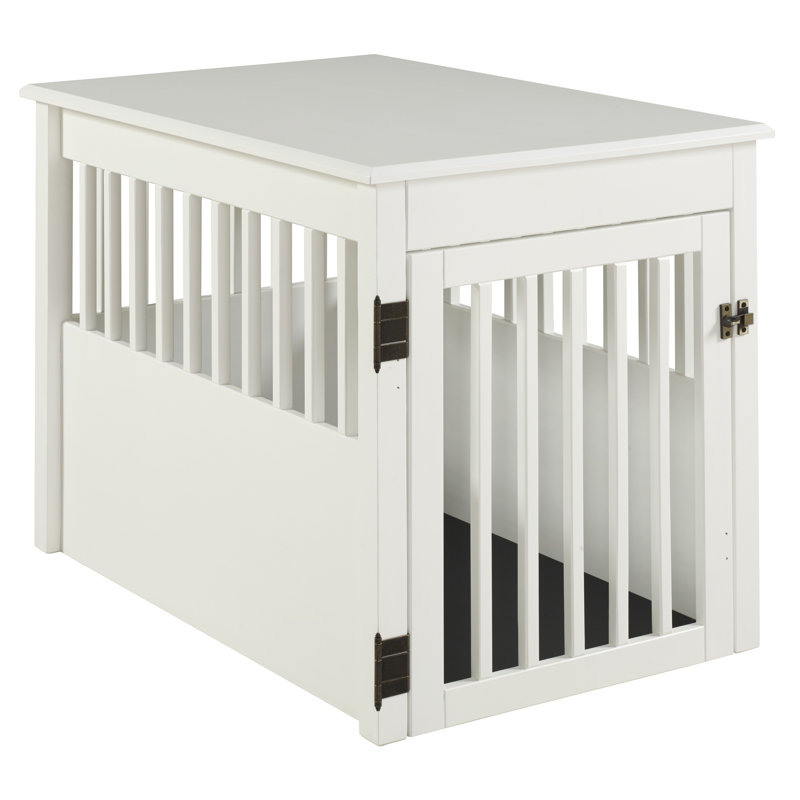 Cage pour animaux Daniella, Blanc, H 24 po x l 21 po x p 30 po