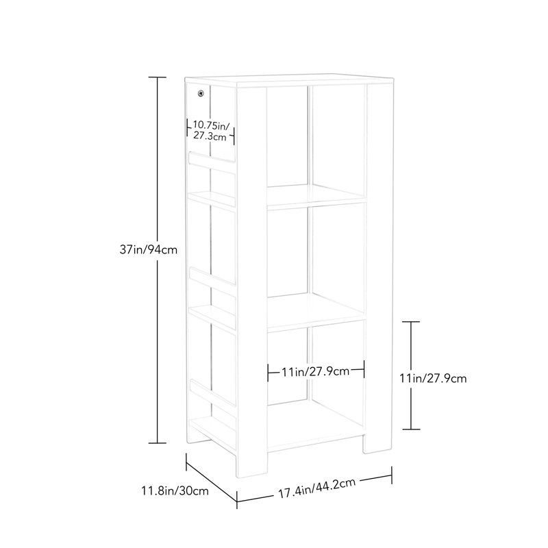 Book Nook 94cm H X 44.14cm W Kids, White