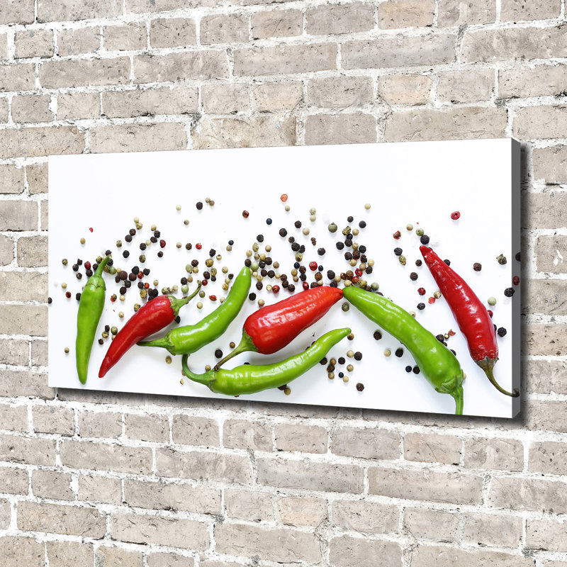 Chilli Peppers - Wrapped Canvas Print