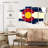 Borges Scratched Colorado Flag