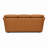 Ramdev Top Grain Leather Sofa with Top Pillow Arm in Cedar Color-121933962-124301329