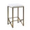 Backless Upholstered Counter Stool 26" - Modern And Functional Design. Bronze Metal Base, Padded Seat For Comfort. Assembly Required, Tools In Package Fabric On Frame Space Saving Music Room Required