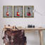 Ensemble de cadres flottants 3 pièces Red Guitars, par Mark Rogan-1064498381-1064498380