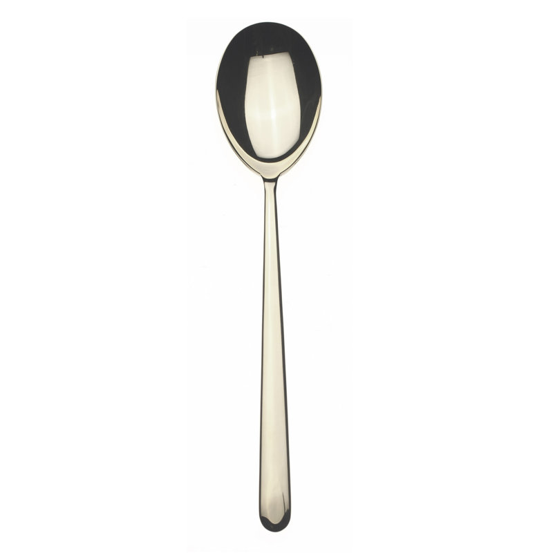 Linea Serving Spoon - 12 Pieces, Champagne