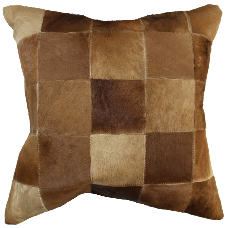 Geometric Feather Throw Pillow