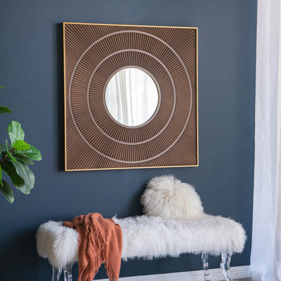 Miroir rond manufacturé