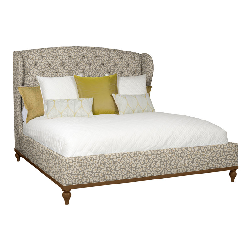 Emma King Bed, Tuck Metal, Dove Gray, No