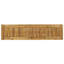 Banc de patio en bois, résistant aux intempéries, banc de 60 po x 15 po pour l'extérieur, l 18 po