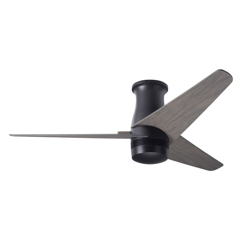 Velo 48'' Ceiling Fan, Dark Bronze, Graywash, Handheld Remote Control