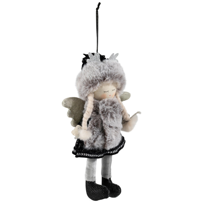 Figurine de Noël suspendue ange d'hiver