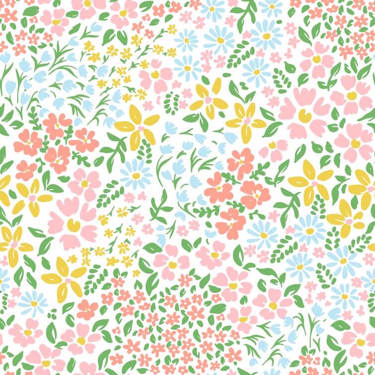 Red Barrel Studio® Spring Little Flowers Wallpaper - Wayfair Canada