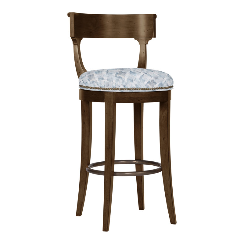 Miles 41" Bar Stool, Navada Snow, Havana, Yes