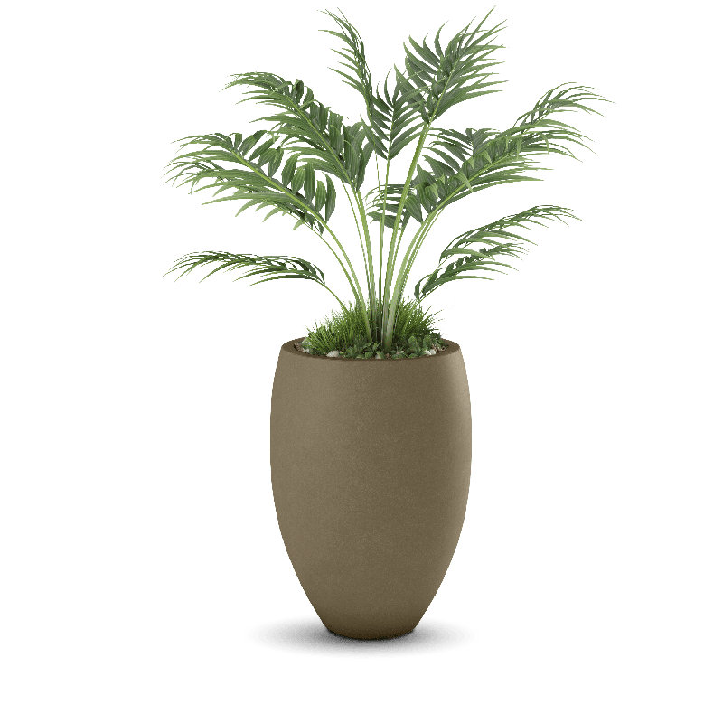 Brandy Concrete Planter, SandStone, 42" H x 29" W x 29" D