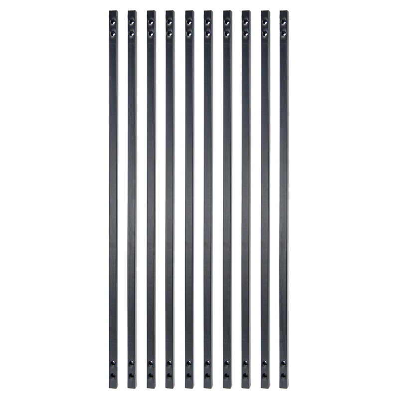 Ensemble de balustres d'escalier Fortress H 31 po x l 0,625 po x P 0,625 po, Sable noir