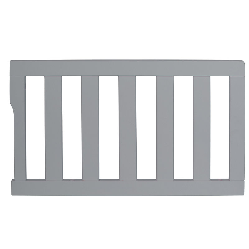 Storm Grey Solid Wood Toddler Bed Guard Rail