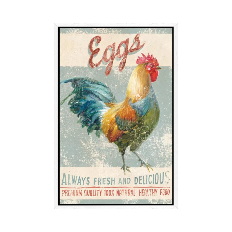 Farm Nostalgia VI by Danhui Nai - Print on Canvas, 66.04 cm H x 45.72 cm W, White Framed