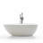 70.86'' x 33.46'' Freestanding Soaking Solid Surface Bathtub