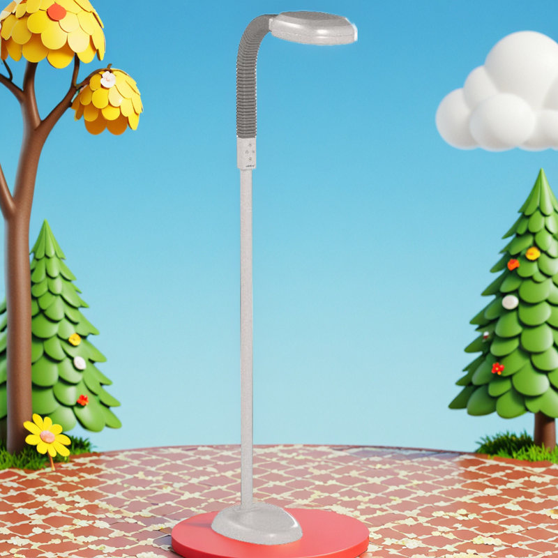 Full Spectrum LED Floor Lamp With Adjustable Brightness & Color Temperature - Flexible Gooseneck Design Reduces Eye Strain For Reading, Artists And Crafts