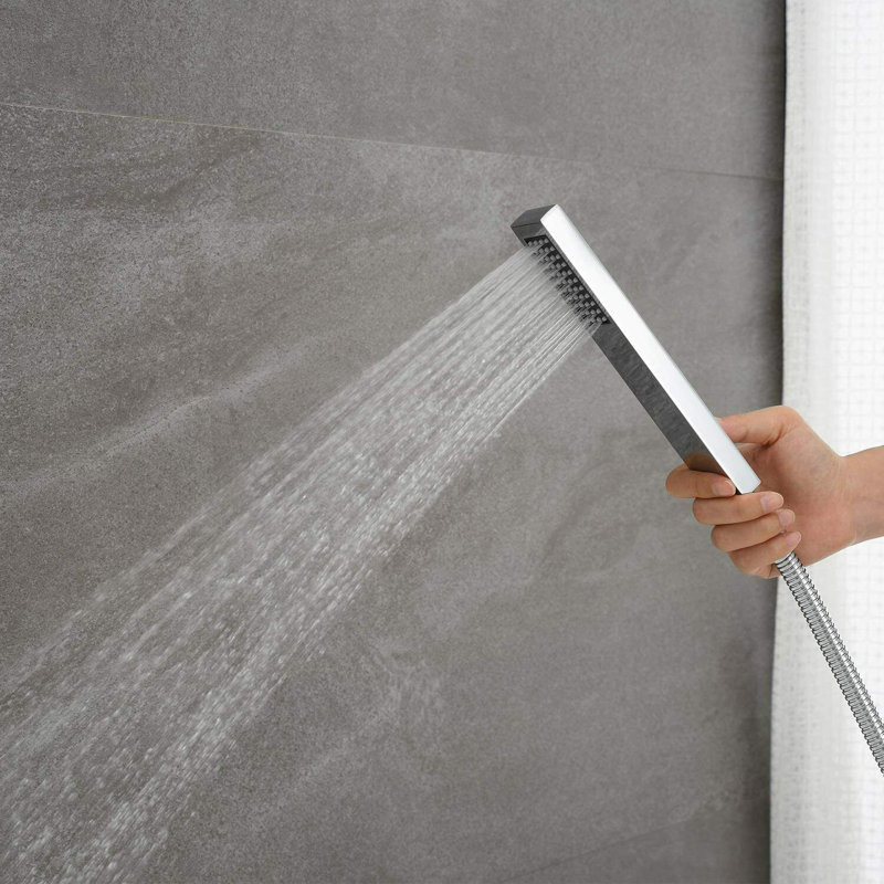 Messancy Floor Waterfall Faucet Bath Filler with Diverter