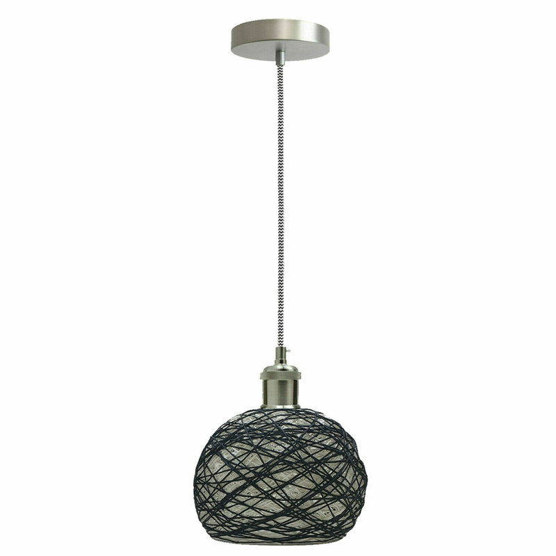 Adirondack 1 - Light Black Single Pendant