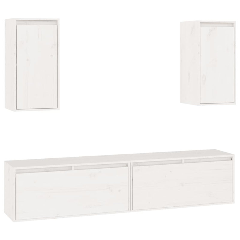 Gerboth Unfinished Entertainment Centre, White
