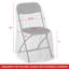 Housses de chaise pliantes en polyester, blanc-88880831