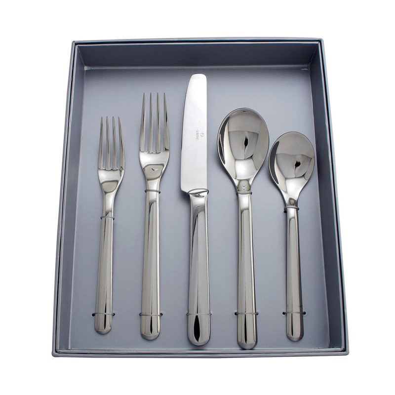 Latitude Run® Micol Stainless Steel Flatware Set - Service for 4