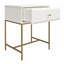 51cm W Manufactured Wood Bedside Table