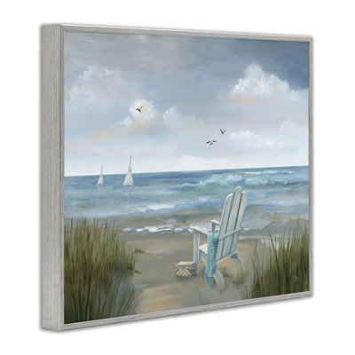 Art de giclée sur fond de plage apaisante par Nan