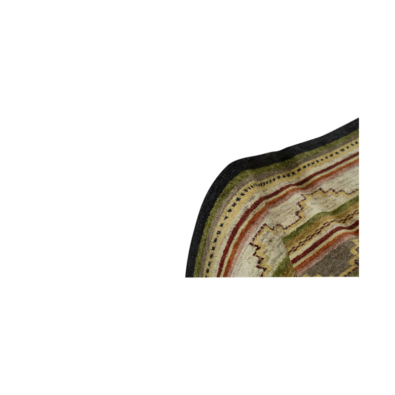 Gabbeh Wool Striped Area Rug