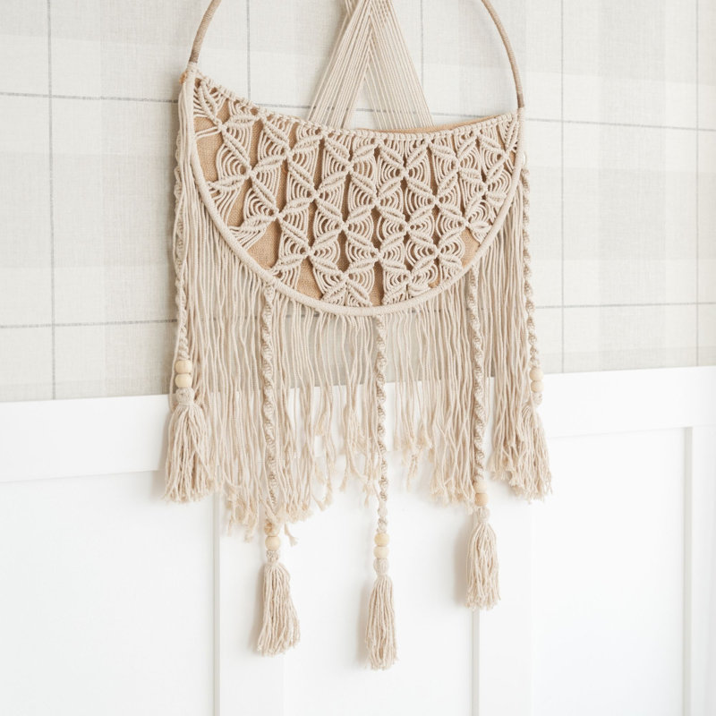 Macrame Boho Toy Storage