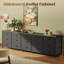 Commode 15 tiroirs en tissu large, 78,7 pouces de long avec console de rangement pour les téléviseurs 65/75/85 pouces, idéal pour l'organisation de la chambre à coucher et du placard-1435774151