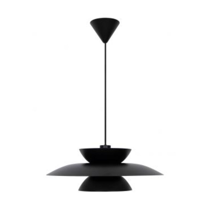 1 - Light Black Dome Pendant