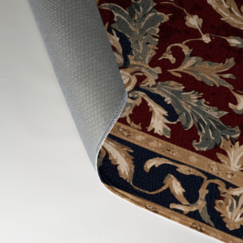 Tapis d'intérieur et d'extérieur brun français, Rectangle 9 pi x 12 pi