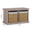 Bastogne Solid Wood Storage Bench