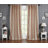 Ibrahima Striped Room Darkening Curtain Panel, Rod Pocket and Back Tabs, Single Curtain, Coral Color, Cotton-1599621757-1523776072