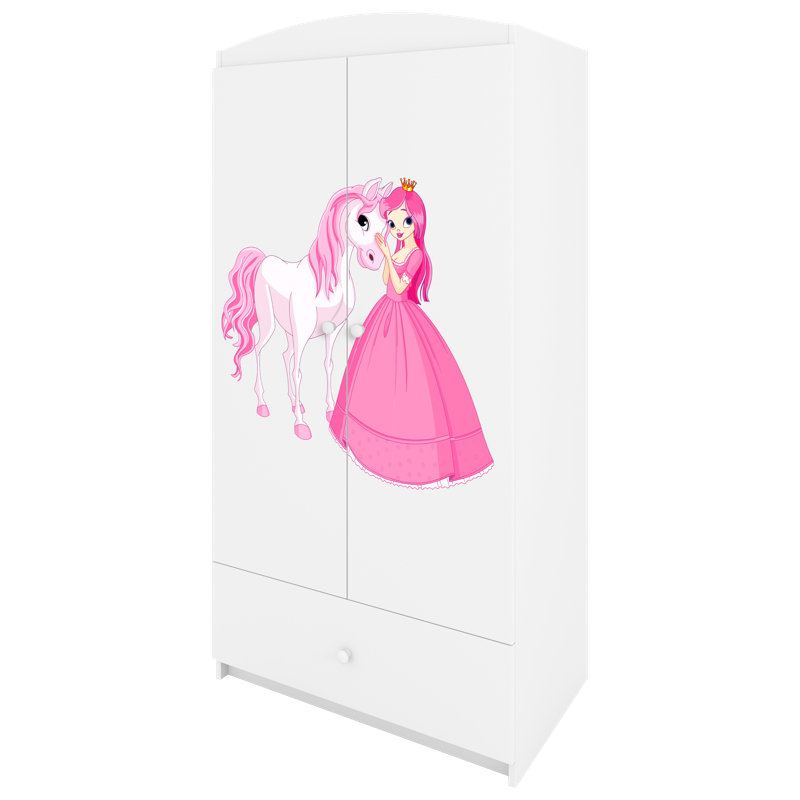 Cicero 2 Door Wardrobe, White