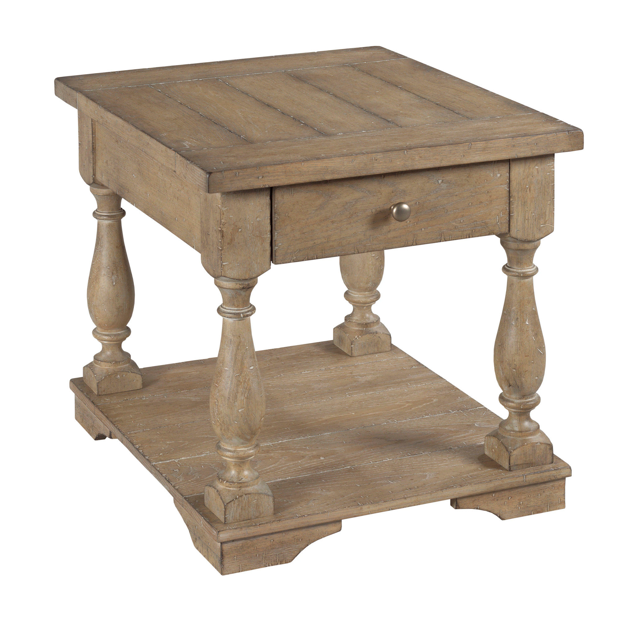 Laurel Foundry Modern Farmhouse Bulwell Pedestal End Table with Storage