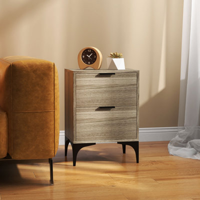 Cherylle 40cm W Manufactured Wood Bedside Table
